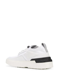 Tods Leather Mesh No-Code Low-Top Sneakers White