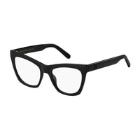 Marc Jacobs Eyeglasses Square Full Rim, Shiny Black Frame and Clear Demo Lenses Lens MARC649080700