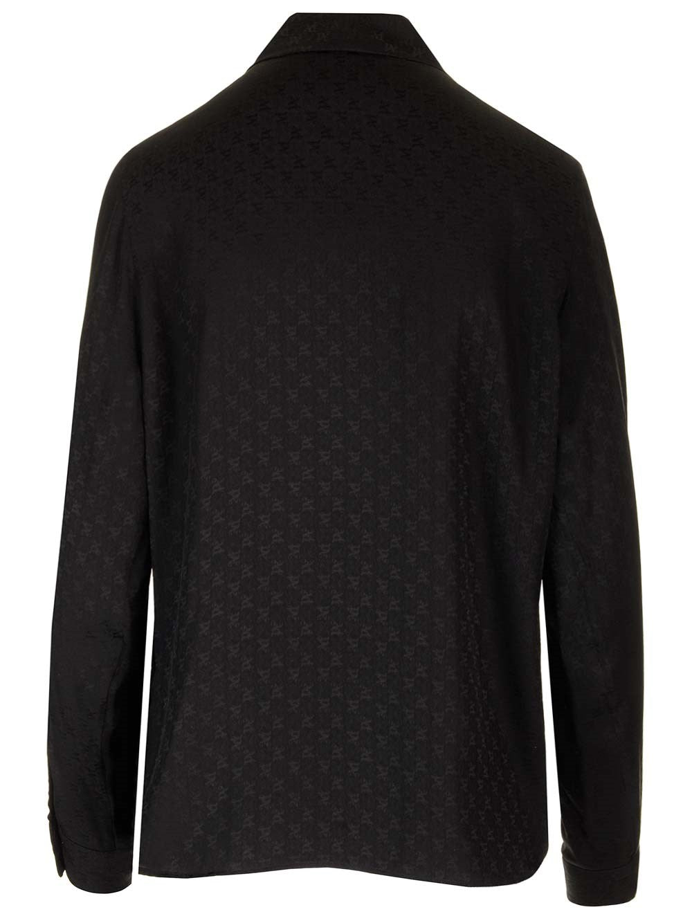Palm Angels Women Monogram Silk Blouse
