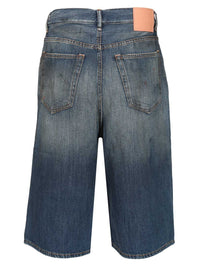 Acne Studios Men Organic Cotton Denim Shorts