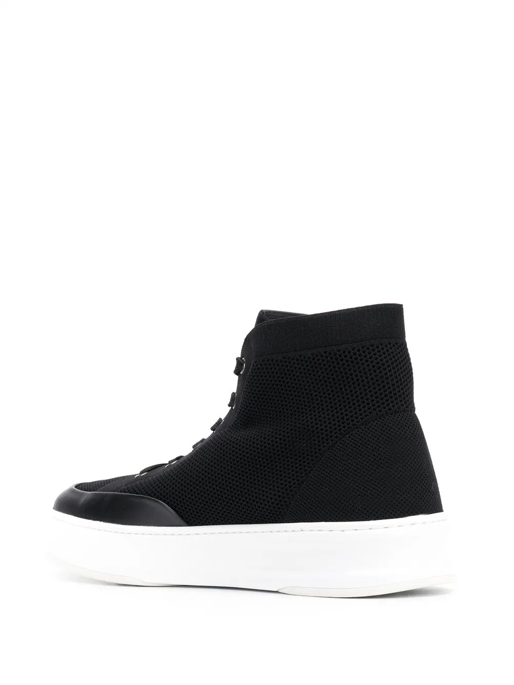 Tods Tod's Mesh and Leather Lace-Up High-Top Sneakers
