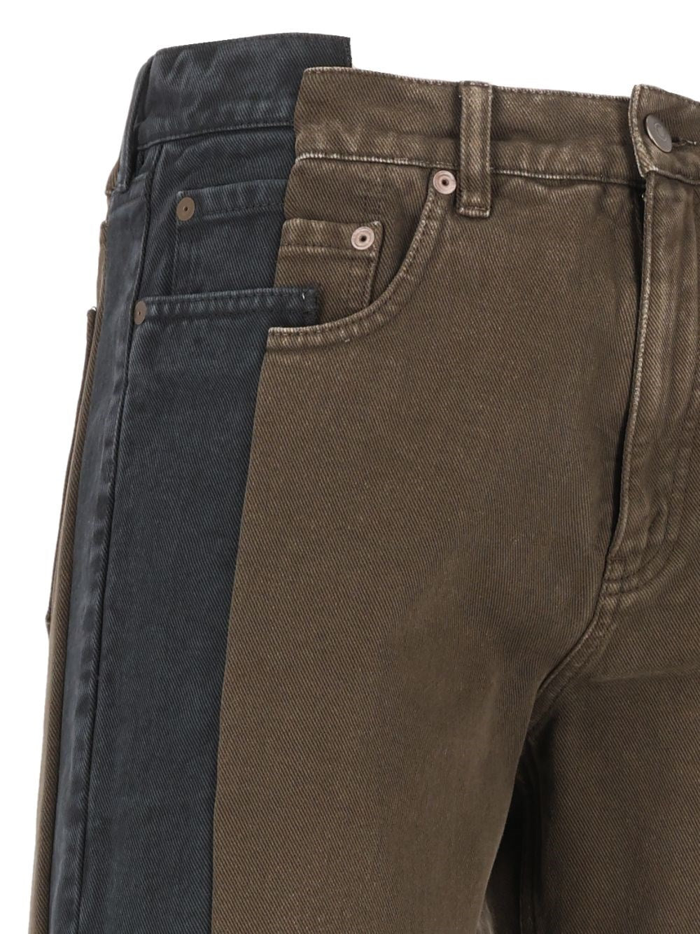 Maison Margiela Maison Margiela Men "Spliced" Cotton Jeans