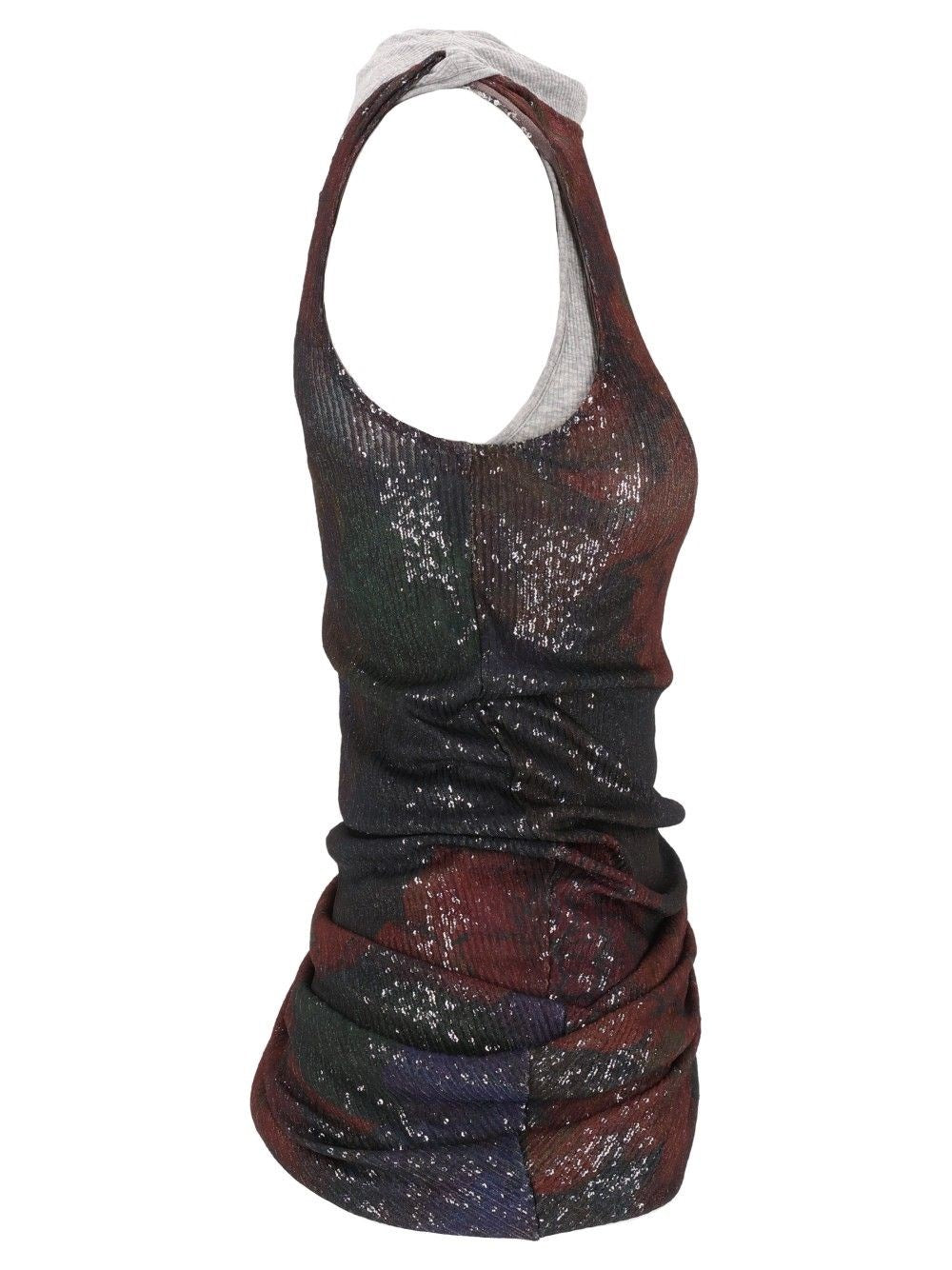 Maison Margiela Women Printed Draped Top