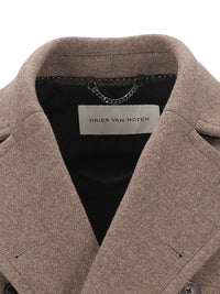 Dries Van Noten Dries Van Noten Men Oversized Double-Breasted Wool Coat