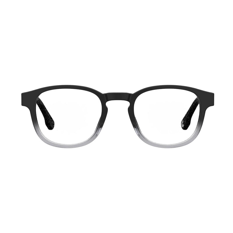 Carrera Carrera Eyeglasses Browline Full Rim, Black Grey Frame and Clear Demo Lenses Lens CARRERA294008A00