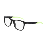 Nike Nike Eyeglasses Square Full Rim, Matte Black Frame and Clear Demo Lens Lens NIKE7056N003