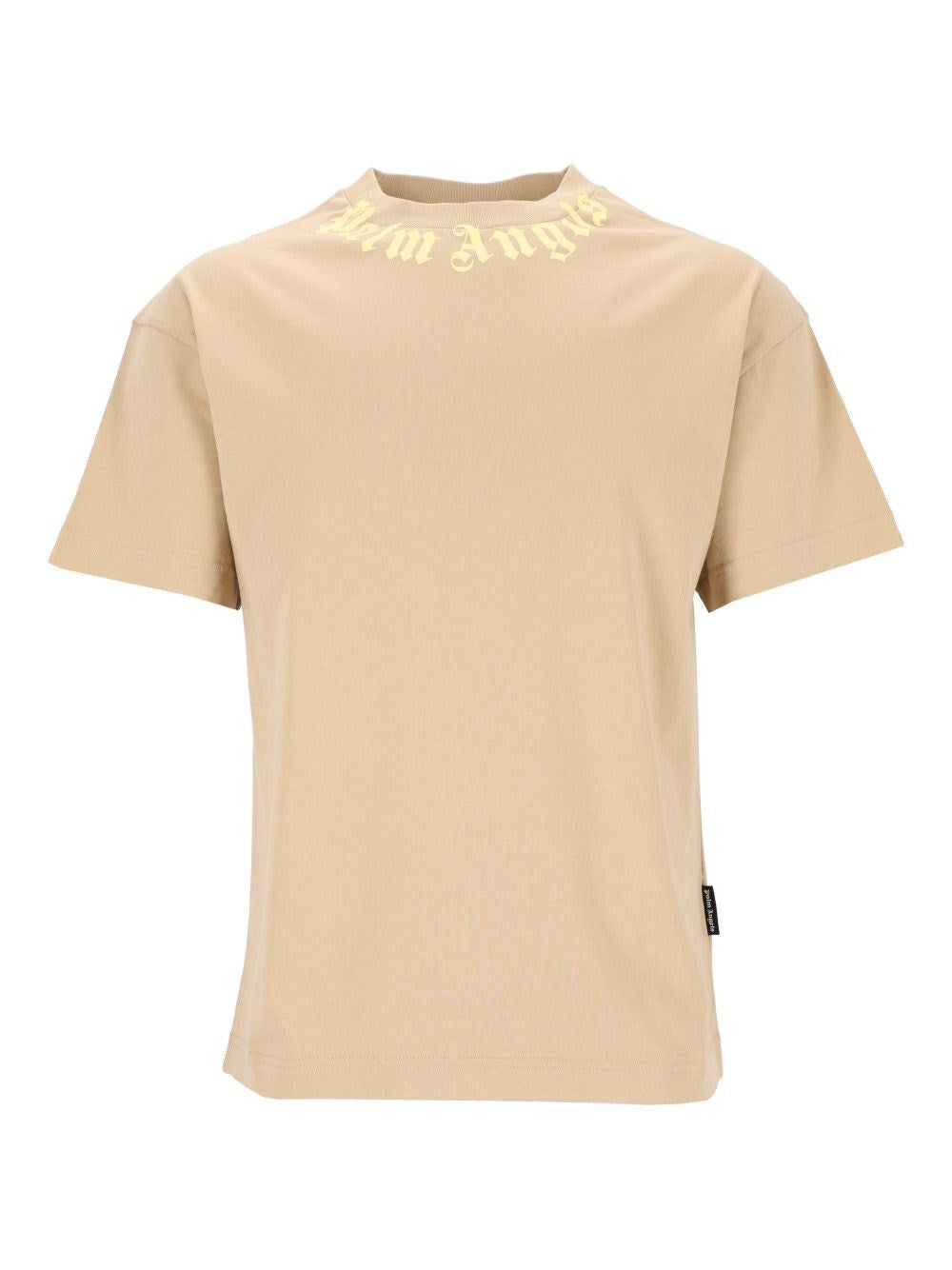 Palm Angels Men Neck Logo T-Shirt