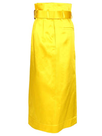 Dries Van Noten Women Seachy Cotton Satin Skirt