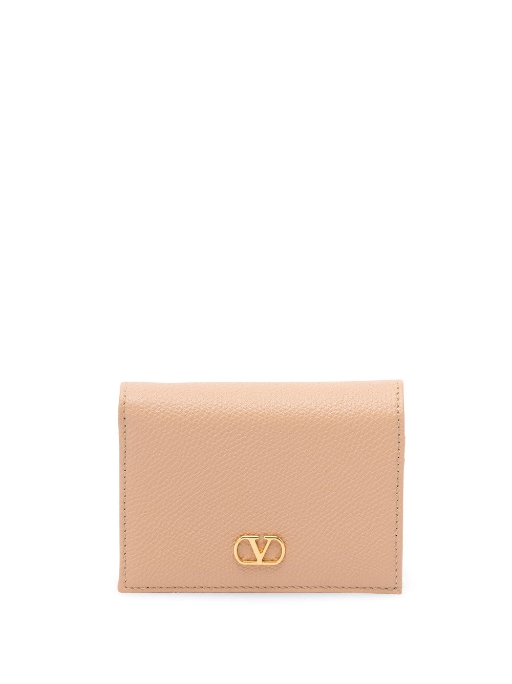 Valentino Garavani Women Vlogo Signature Grainy Calfskin Wallet