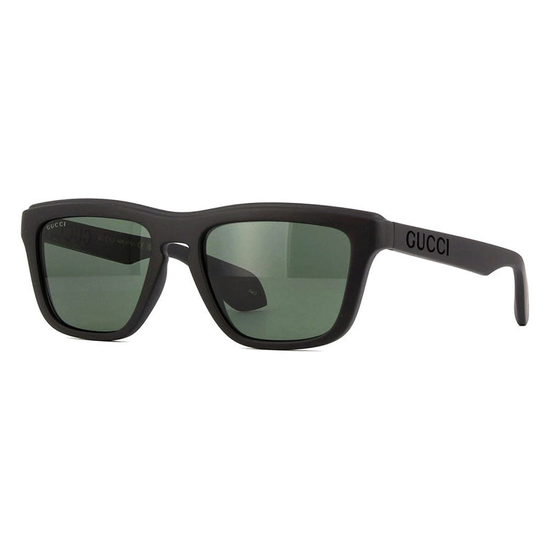 Gucci Gucci Sunglasses Square Full Rim, Matte Black Frame and Grey Lens GG1571S001