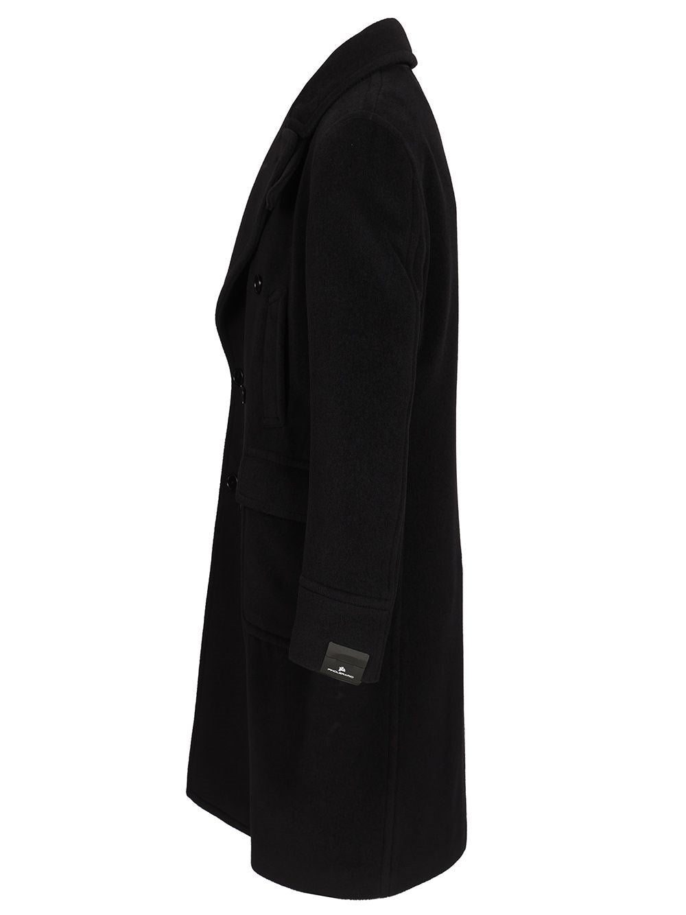 Tagliatore Men Double-Breasted Wool Coat