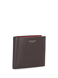 Saint Laurent Men East/West Leather Wallet