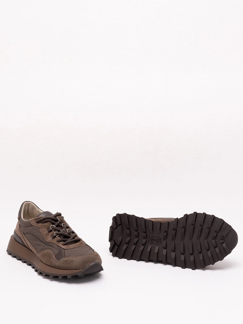 Brunello cucinelli Brunello Cucinelli Women Suede And Cotton Sneakers