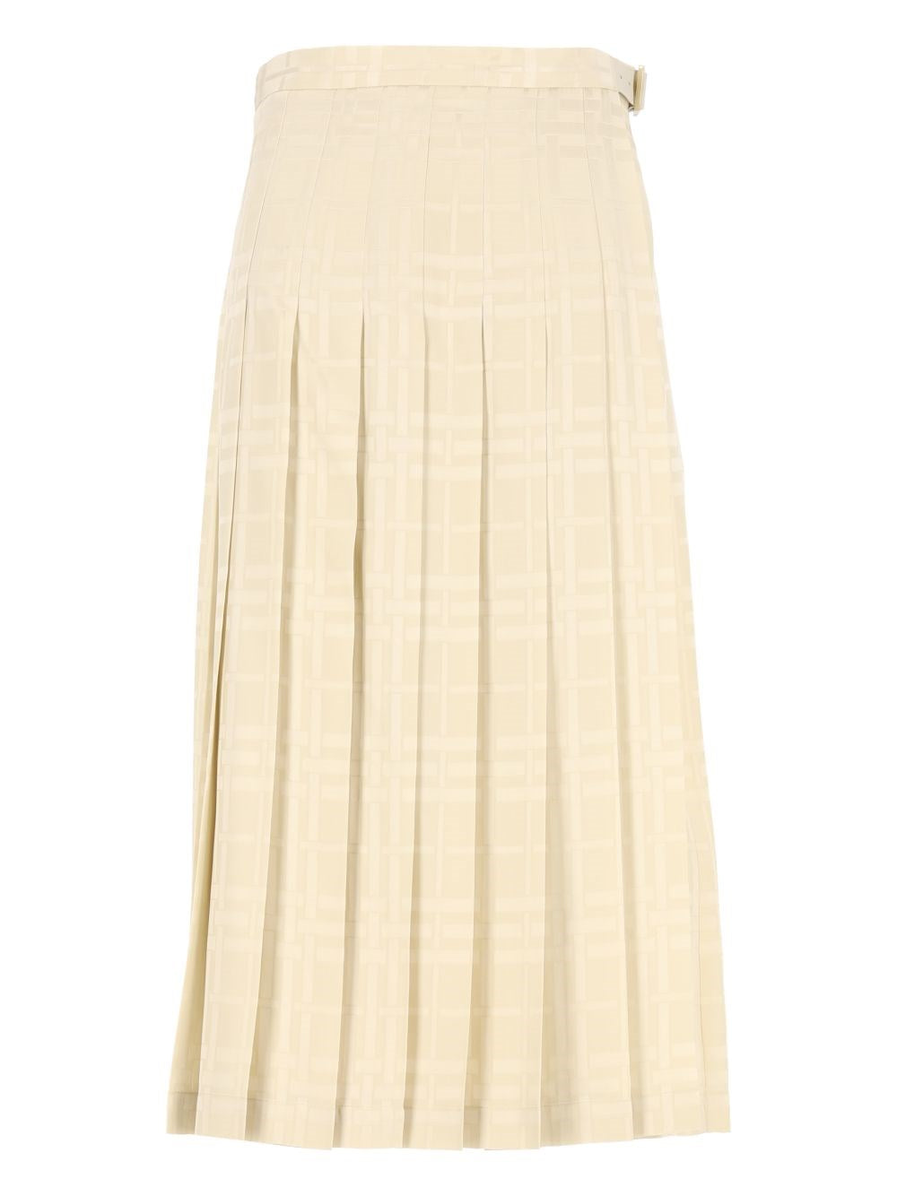Burberry Women Silk Midi Kilt