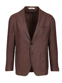 Tagliatore Men "Montecarlo" Jacket In Wool And Silk