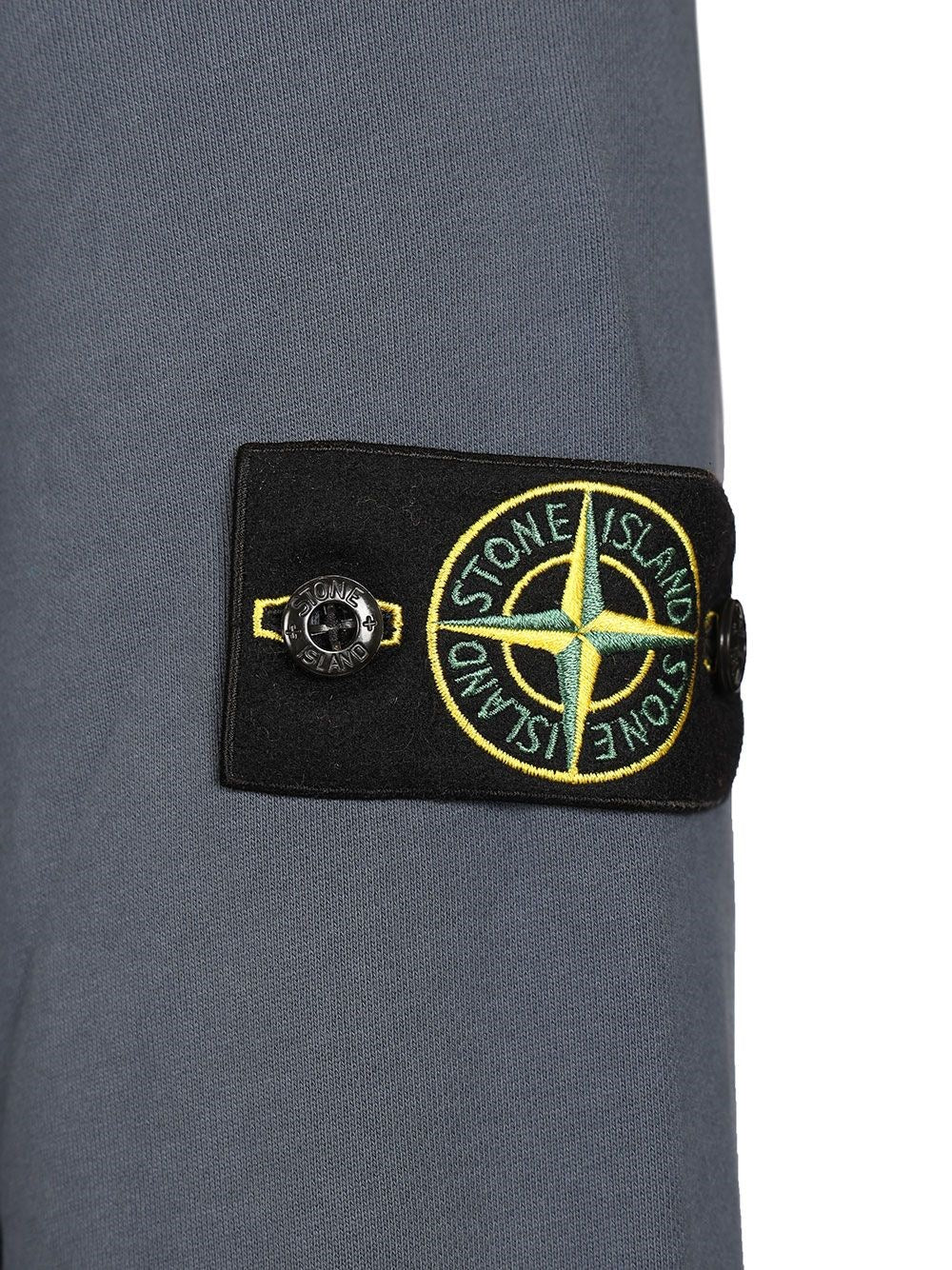 Stone Island Stone Island Men Organic Cotton Sweatshirt With Short Zip