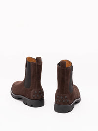 Tod's Women Ankle Boots In Suede Leather
