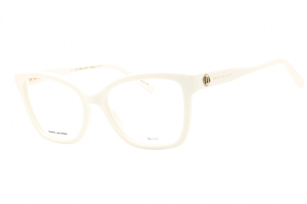 Marc Jacobs Eyeglasses Cat Eye Full Rim, Ivory Frame and Clear Demo Lenses Lens MARC7350SZJ00