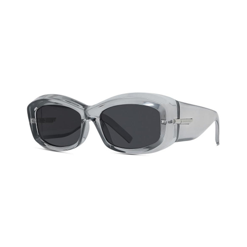 Givenchy Sunglasses Geometric Full Rim, Black Frame and Smoke Lens GV40044U01A