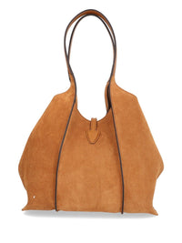 Tod's Tod's Women Small "T Timeless" Suede Bag