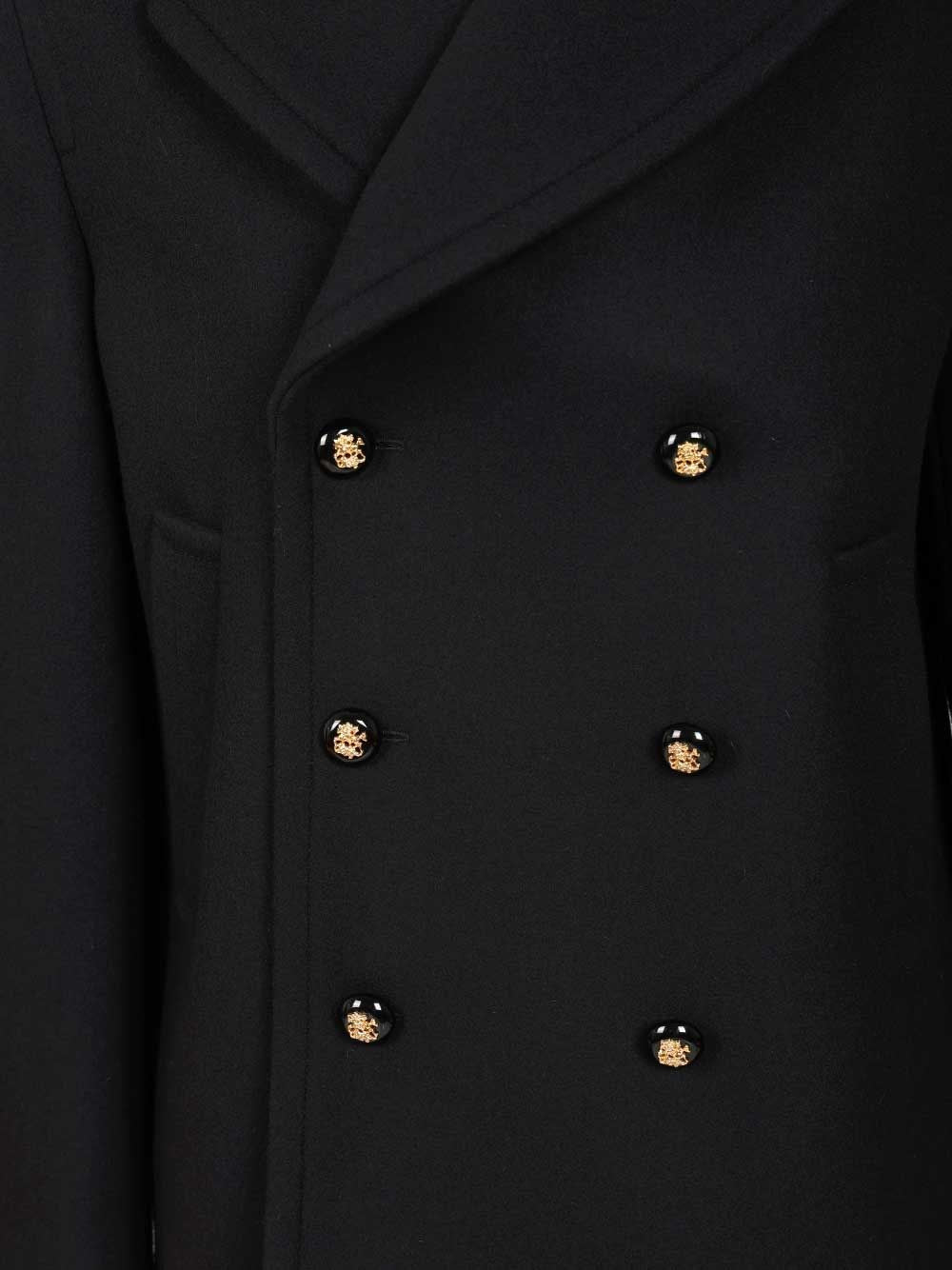 Valentino Garavani Men Wool Pea Coat