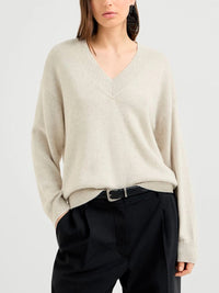 Brunello cucinelli Brunello Cucinelli Women Cashmere And Silk Diamond Yarn Sweater