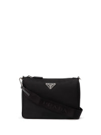 Prada Men Re-Nylon And Saffiano Leather Shoulder Bag