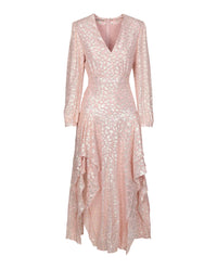 Stella McCartney Womens Animal-Print Asymmetrical Dress