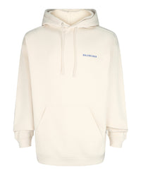 Balenciaga Balenciaga Mens Logo Medium Fit Hoodie