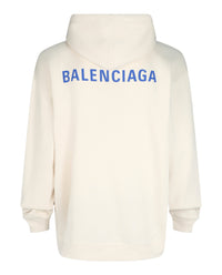 Balenciaga Balenciaga Mens Logo Medium Fit Hoodie
