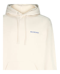 Balenciaga Balenciaga Mens Logo Medium Fit Hoodie