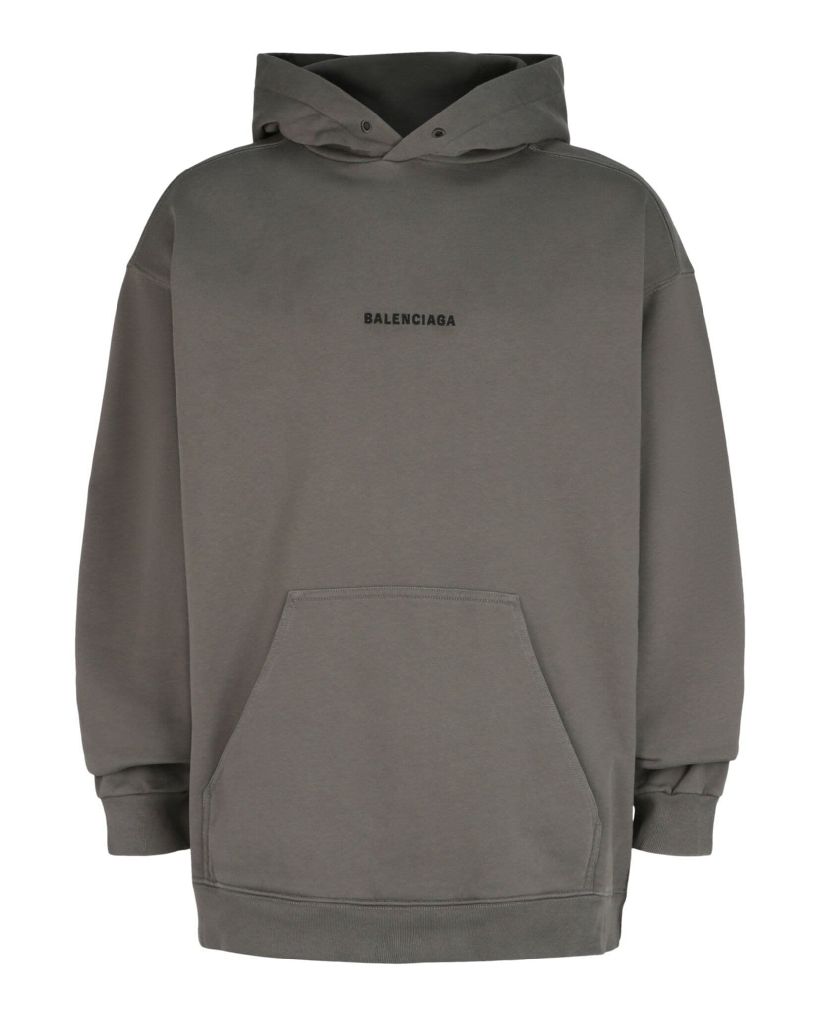 Balenciaga Balenciaga Mens Embroidered Logo Medium Fit Hoodie