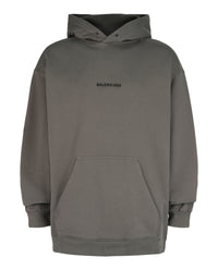 Balenciaga Balenciaga Mens Embroidered Logo Medium Fit Hoodie