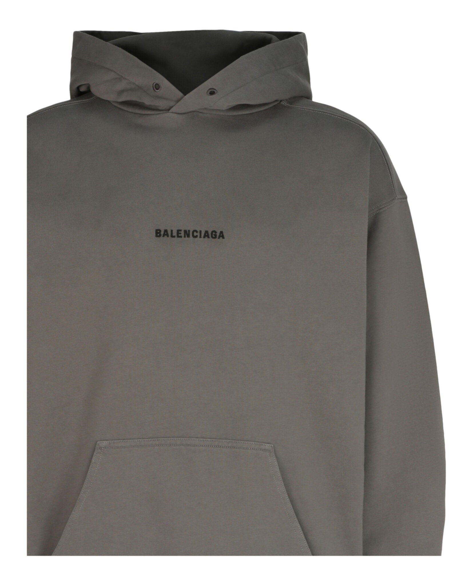 Balenciaga Balenciaga Mens Embroidered Logo Medium Fit Hoodie