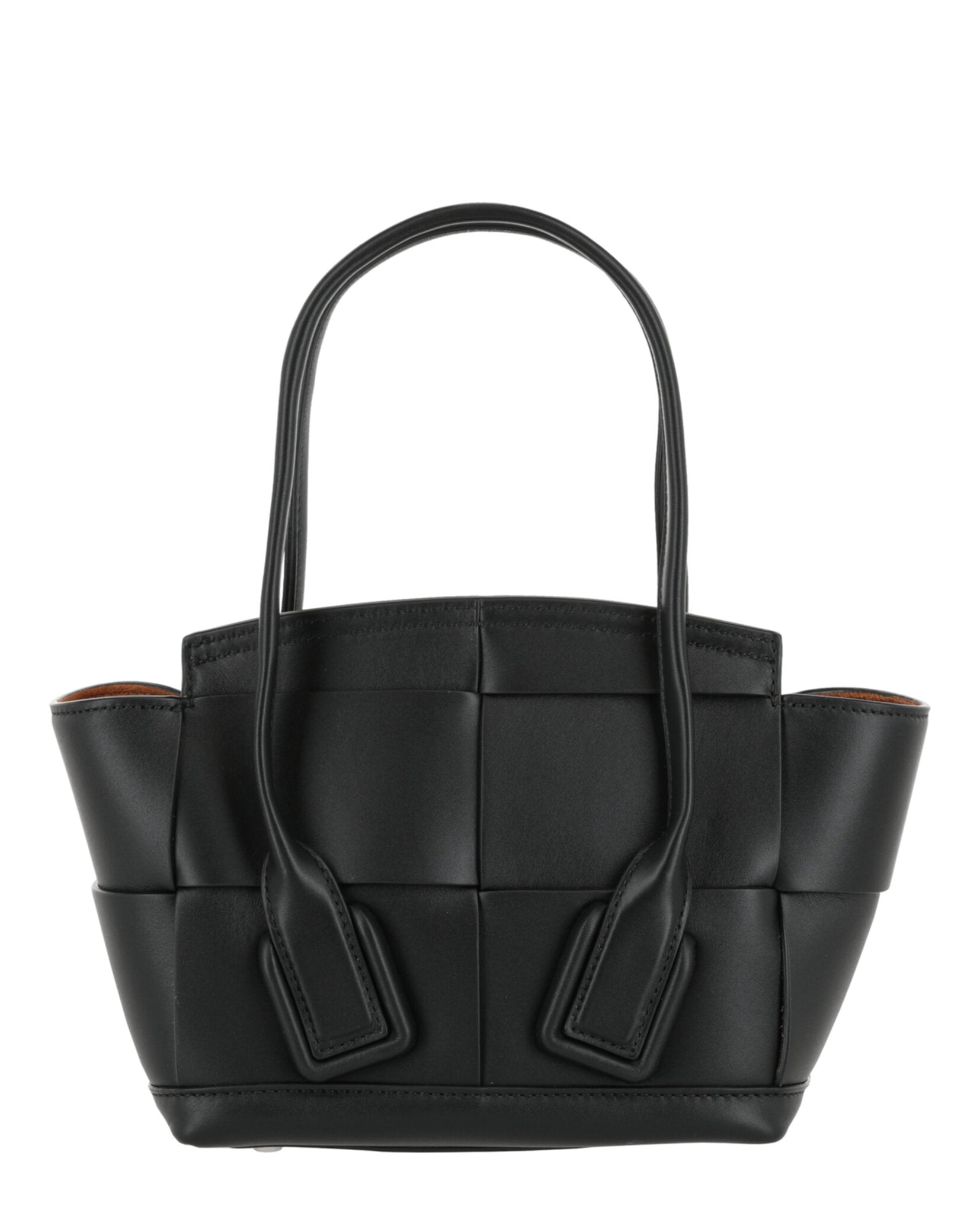 Bottega Veneta Womens Arco 33 Mini Grainy Leather Top-Handle Bag