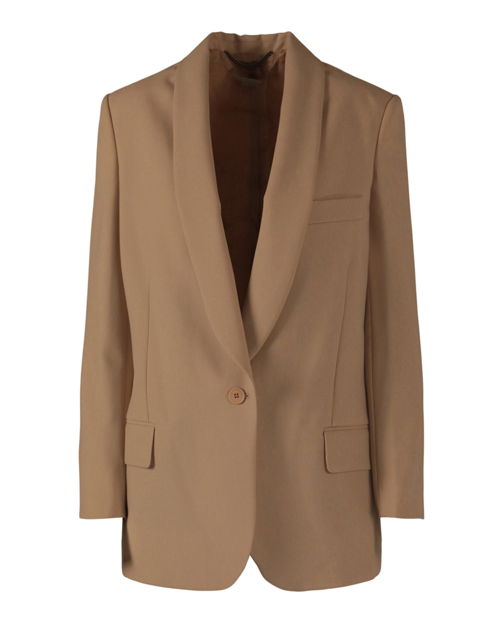 Stella McCartney Womens Allison Wool Blazer Straw