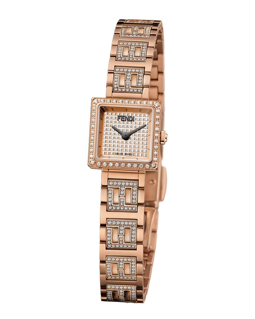 Fendi Women's Diamond Watch No Color