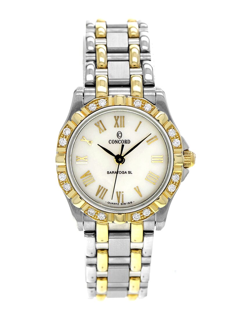 Pre-Owned Concord Women's Saratoga Diamond Watch, Circa 1980 (Authentic Pre-Owned) No Color