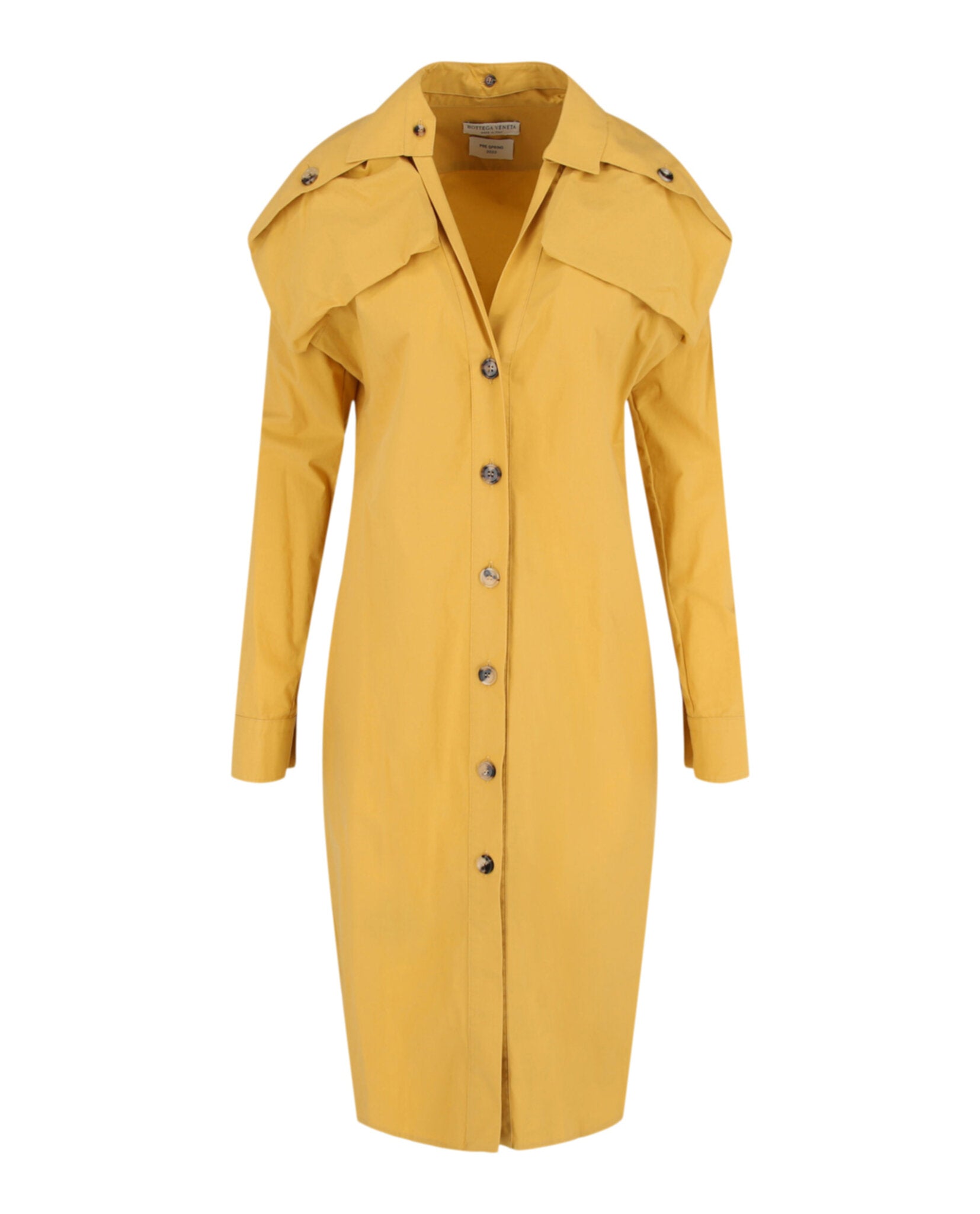 Bottega Veneta Womens Button-Up Shirt Dress