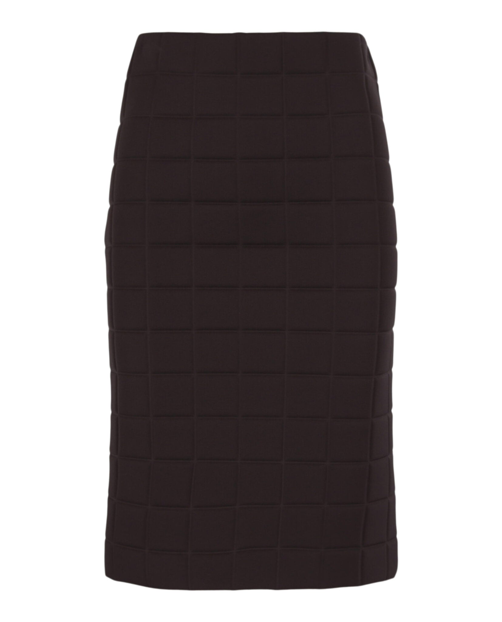 Bottega Veneta Womens Quilted Pencil Skirt