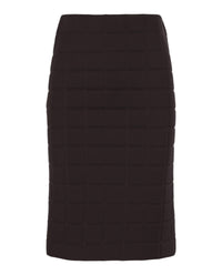 Bottega Veneta Womens Quilted Pencil Skirt
