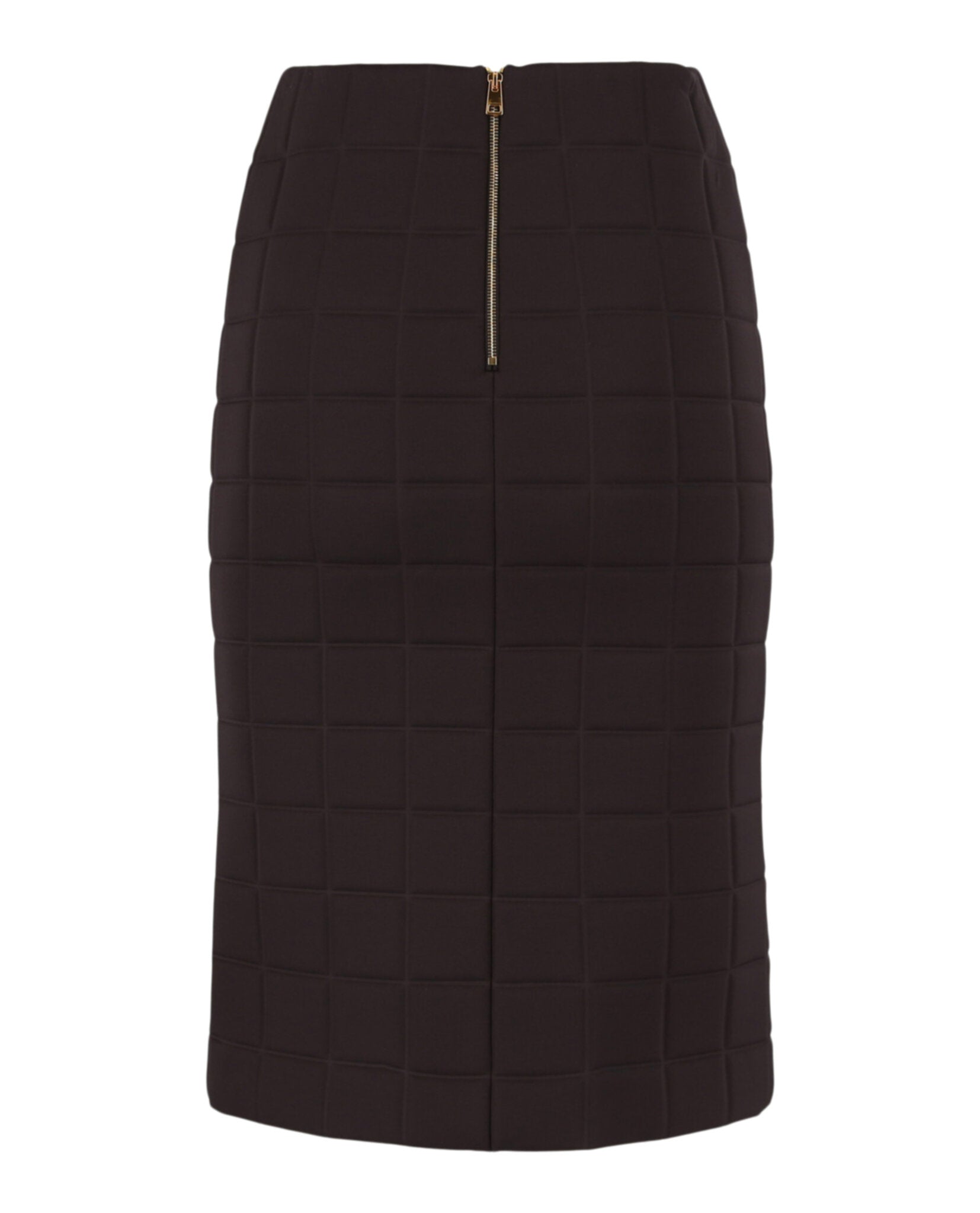 Bottega Veneta Womens Quilted Pencil Skirt