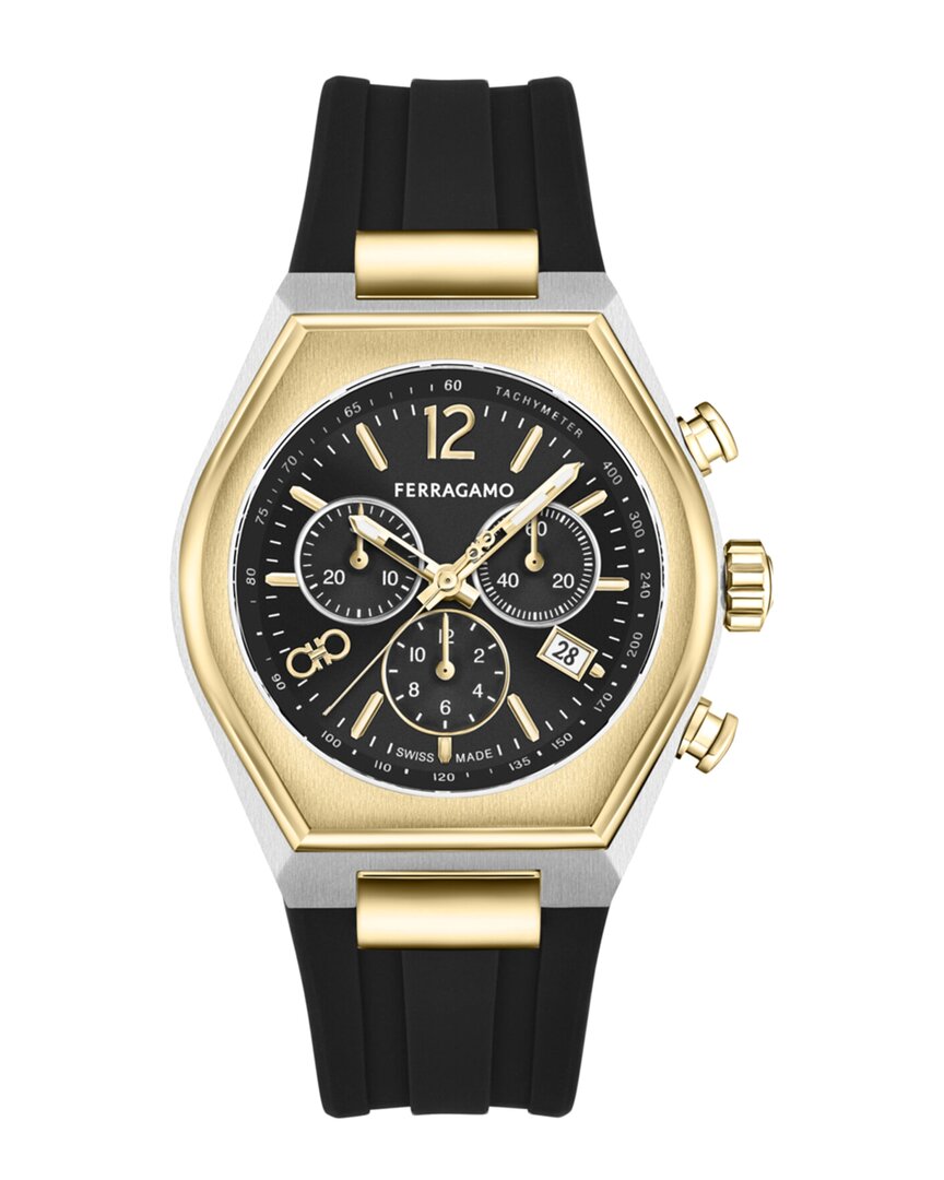 Ferragamo Men's Tonneau Chrono Watch