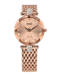 Jowissa Facet Strass Swiss Ladies Watch