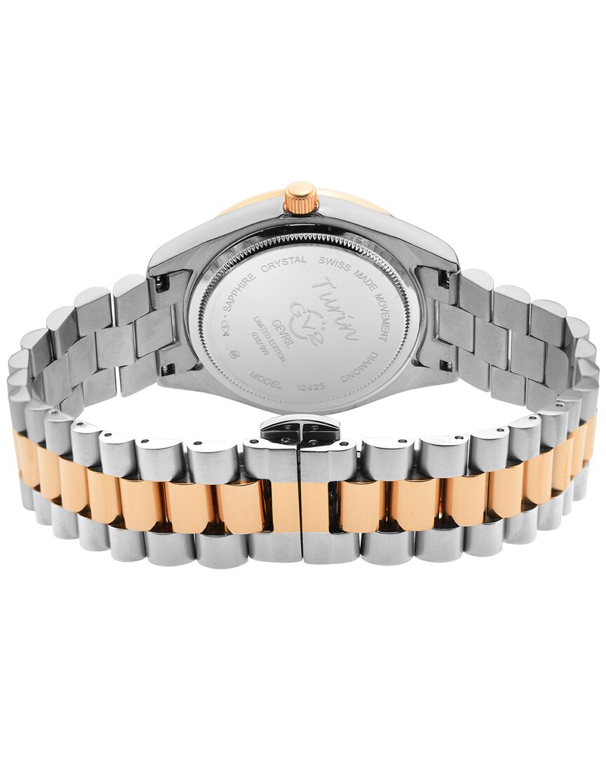 Gv2 Women's Turin Diamond Swiss Watch