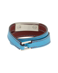 Hermès Hermès Swift Leather Rivale Double Tour Silver Gloves Bracelet (Authentic Pre-