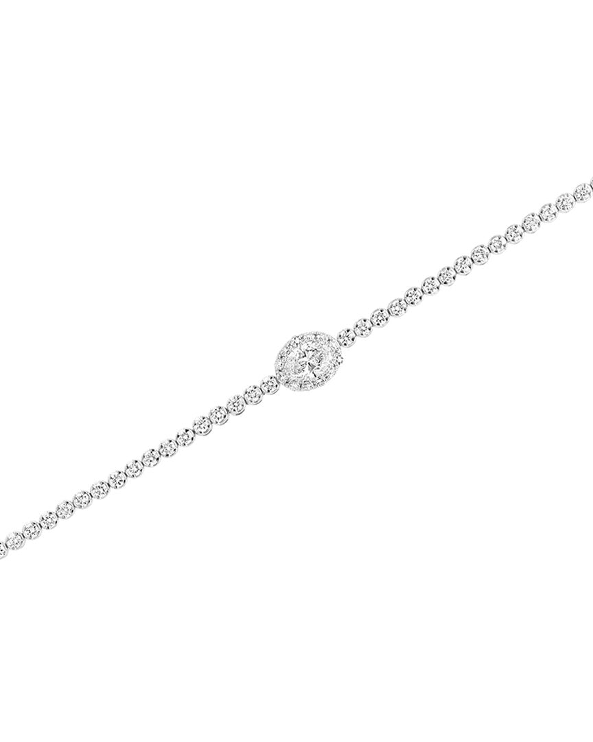 Effy Fine Jewelry 14K 2.95 Ct. Tw. Lab-Grown Diamond Tennis Bracelet White
