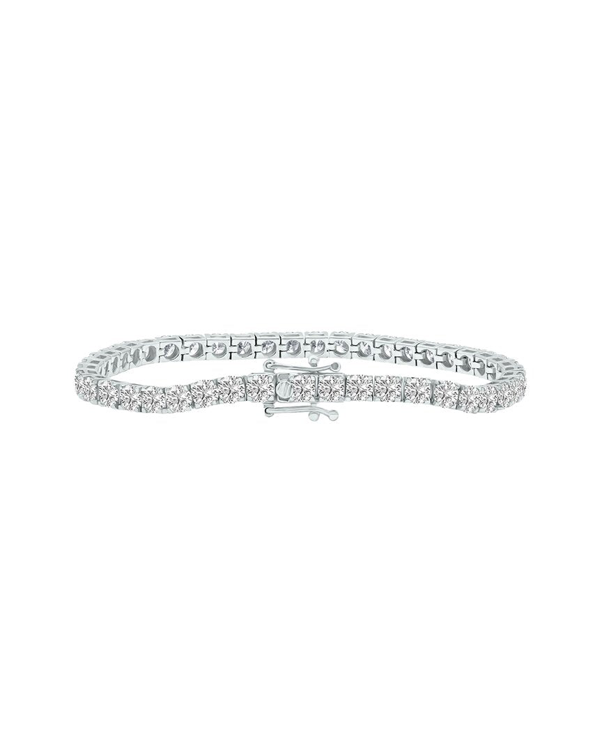 Lab Grown Diamonds 14K 10.00 Ct. Tw. Lab Grown Diamond Tennis Bracelet