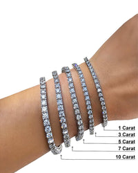 Lab Grown Diamonds 14K 10.00 Ct. Tw. Lab Grown Diamond Tennis Bracelet