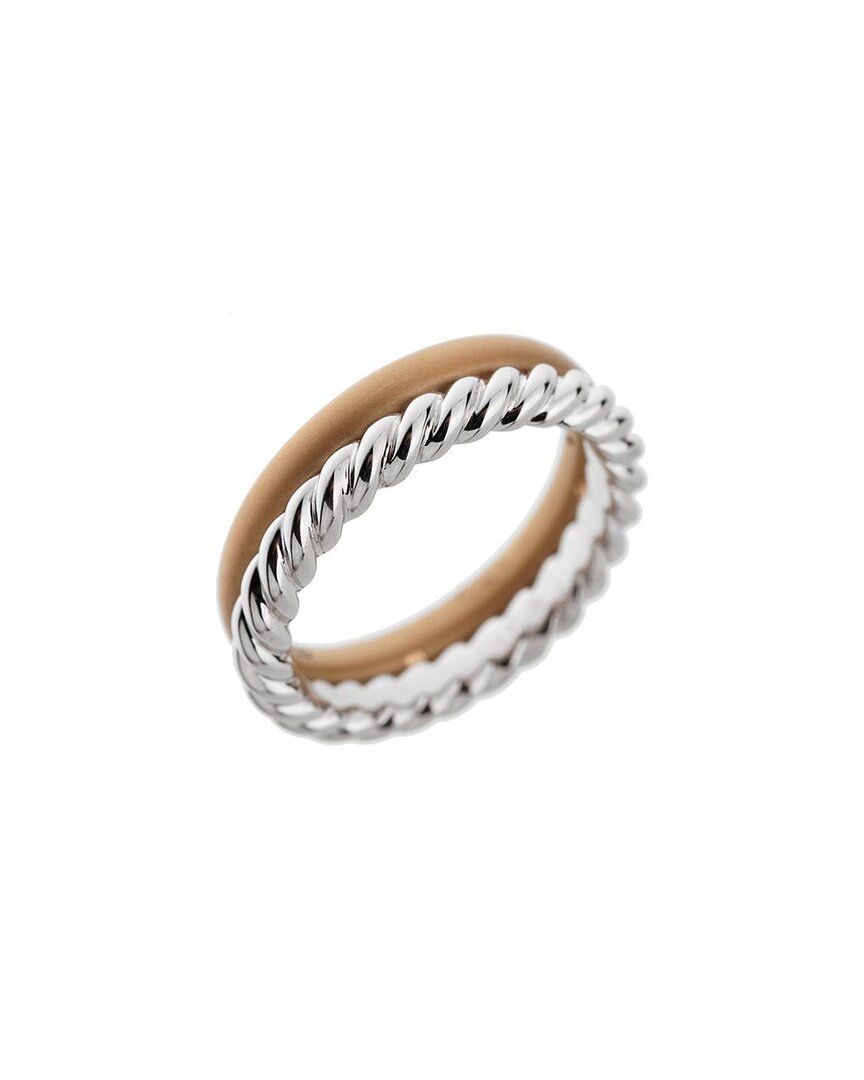 Pre-Owned Pomellato 18K Two-Tone 0.03 Ct. Tw. Diamond Ring (Authentic Pre-Loved)